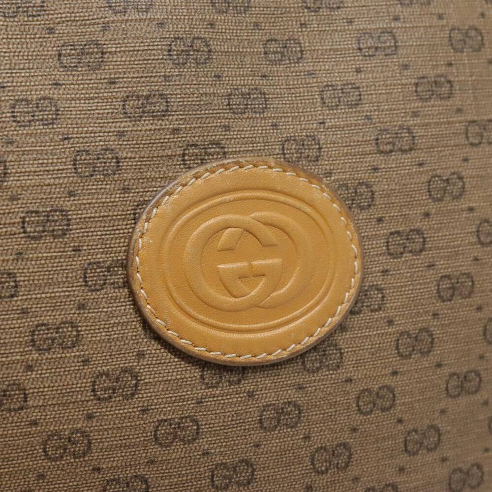 GUCCI Micro GG Supreme Shoulder Bag Pvc Beige Gold 007 87 007 87 - Picture 15 of 16